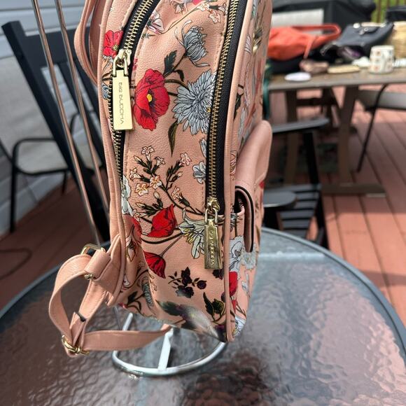 Big Buddha Floral Pink Backpack in excellent condition